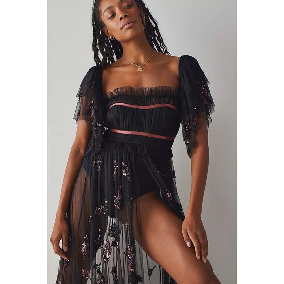 Free People Just A Dream Maxi Bodysuit - Picture 4 of 7